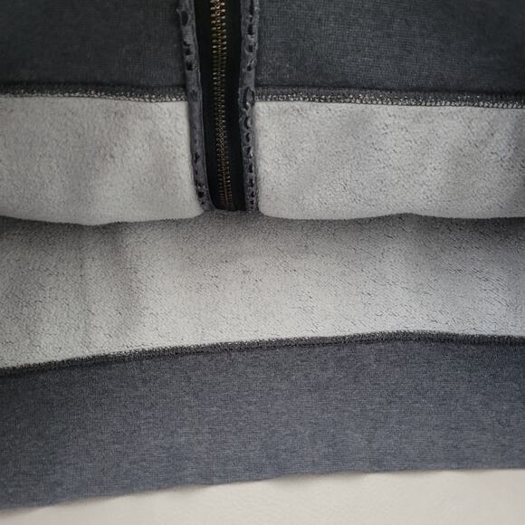 Nike Hoodie Mens Medium Gray Tech Fleece Swoosh Full Zip Sweatshirt - Picture 10 of 16
